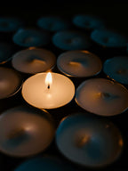 Pack of 6 Classic White Tealight Candles – Long-Lasting, Clean Burn for Home Décor & Special Occasions